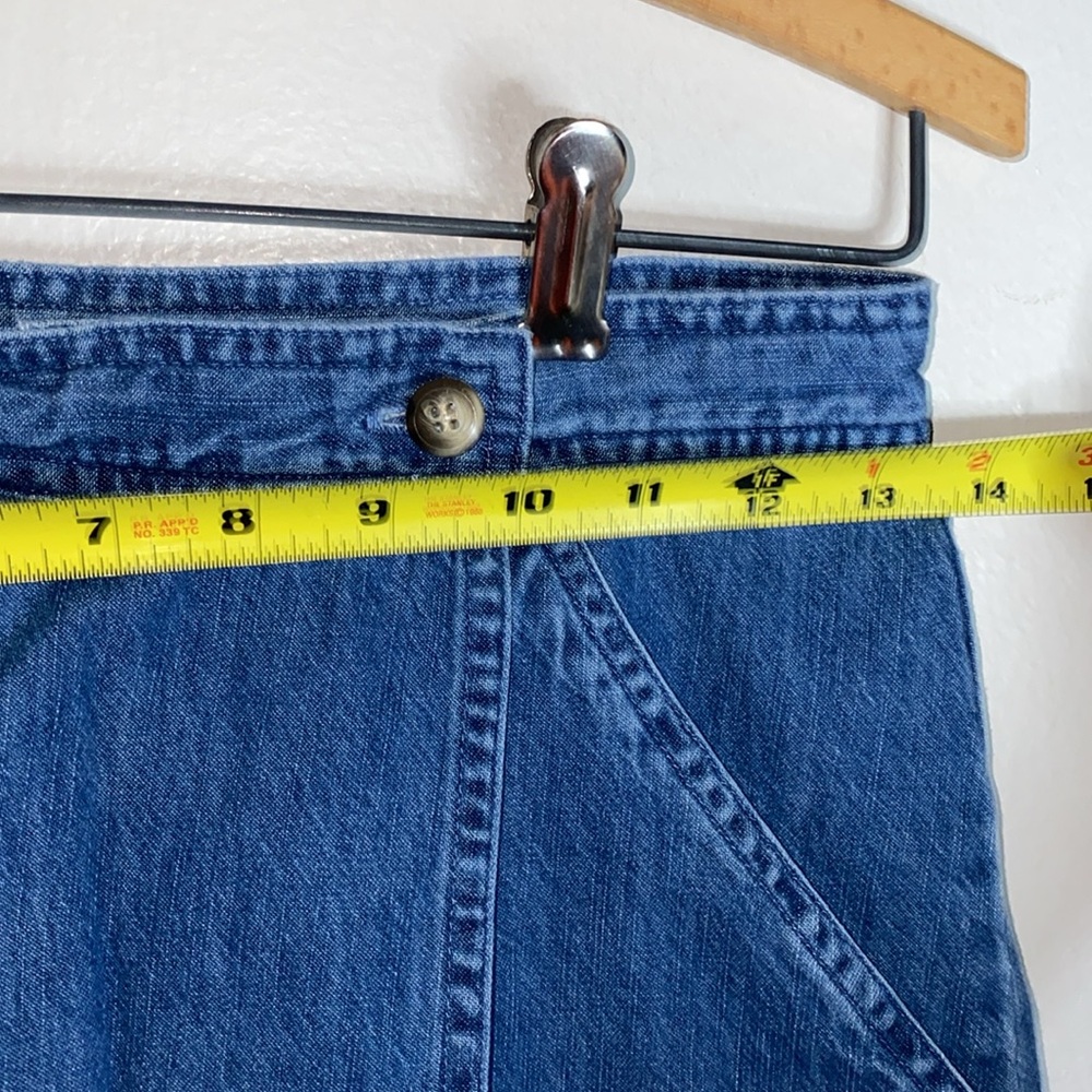 🎱Adorable Vintage Jean half buttoned half shorts! - Picture 5 of 9